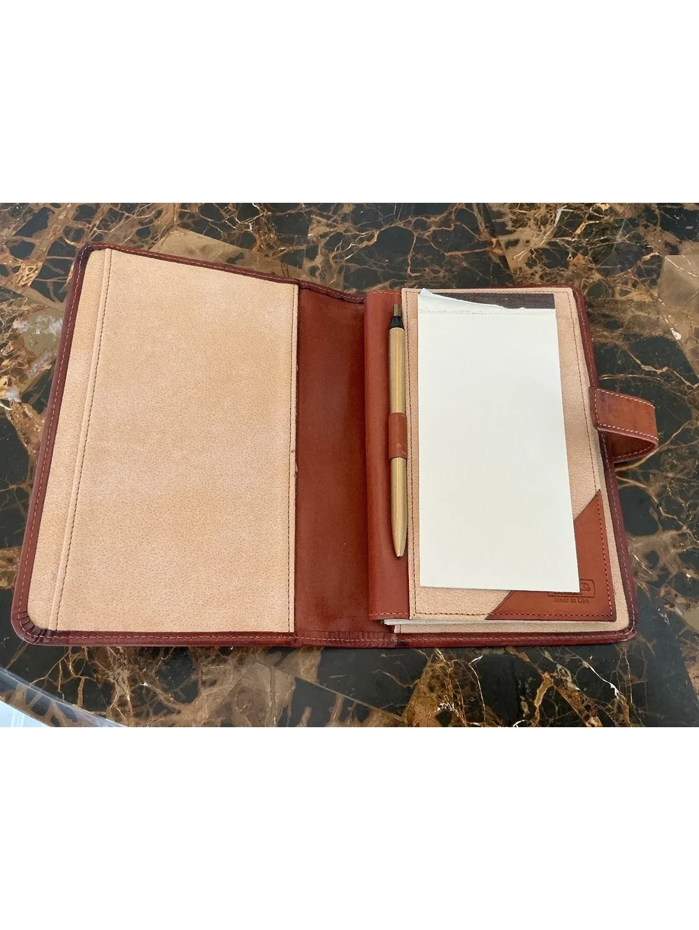 Dooney & Bourke Leather Organizer with Notepad and Pen